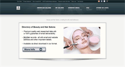 Desktop Screenshot of directoryofbeautysalons.info