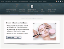 Tablet Screenshot of directoryofbeautysalons.info